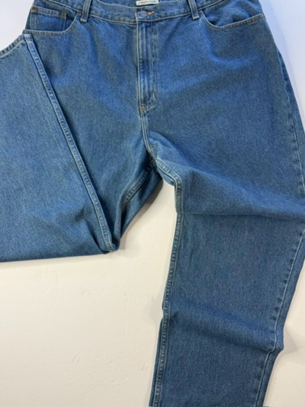 Women’s L.L. Bean Denim Blue Jeans Straight Leg 20 Reg Original Fit Relaxed